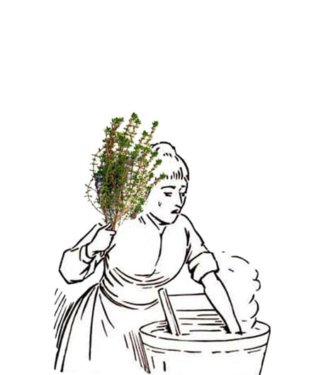 Von wegen Kräuterhexe: Alessandra Baldereschi macht sich mit diesen Objekten die Wirkung von Kräutern zu nutze.