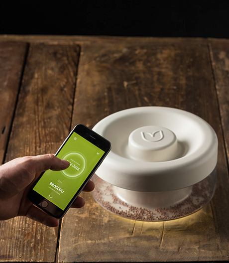 Vooking präsentiert zur Kölner Küchenmesse ein per App steuerbares Keimglas