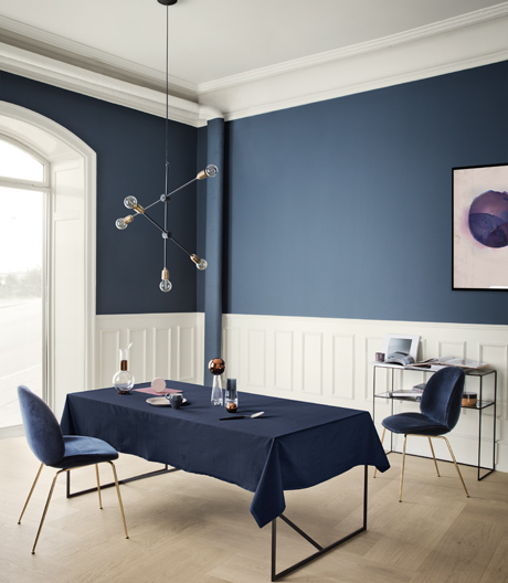 Handgezeichnetes Muster von Andreas Engesvik für Georg Jensen Damask.