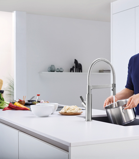 Wasser an, Wasser aus: berührungslose Armatur von Blanco