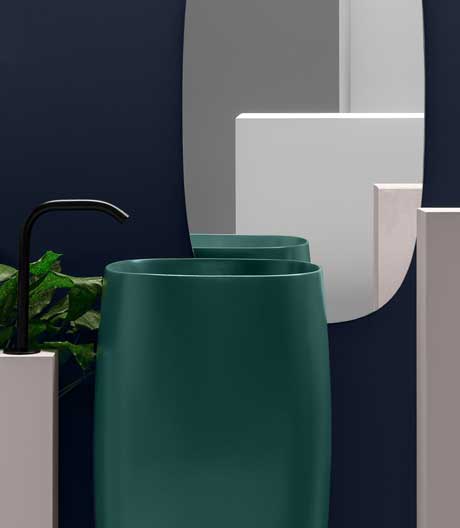 Handschmeichler: Beckenkollektion des italienischen Herstellers Valdama.