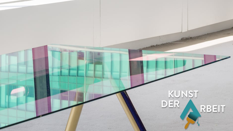 Edle Werkbank: ein reduzierter und doch massiver Tisch vom Berliner Label New Tendency.