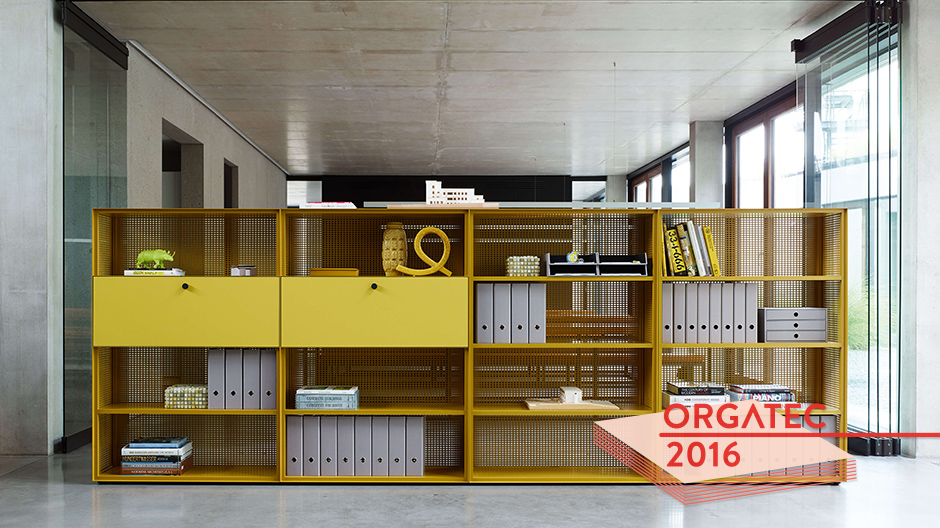 Den Durchblick behalten: Mit diesem Systemmöbel von Werner Aisslinger für Piure lassen sich luftige Arbeitsumgebungen schaffen.