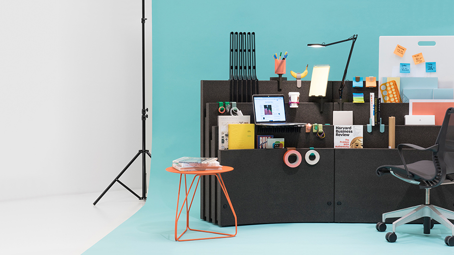 Das Berliner Studio 7.5 hat Accessoires zum Download entwickelt, die Herman Millers Metaform-Serie kongenial ergänzen.