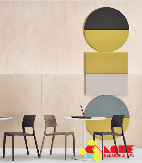 Minimalistische Kunst mit schallschluckender Wirkung: die neuen Akustikelemente von Arper.