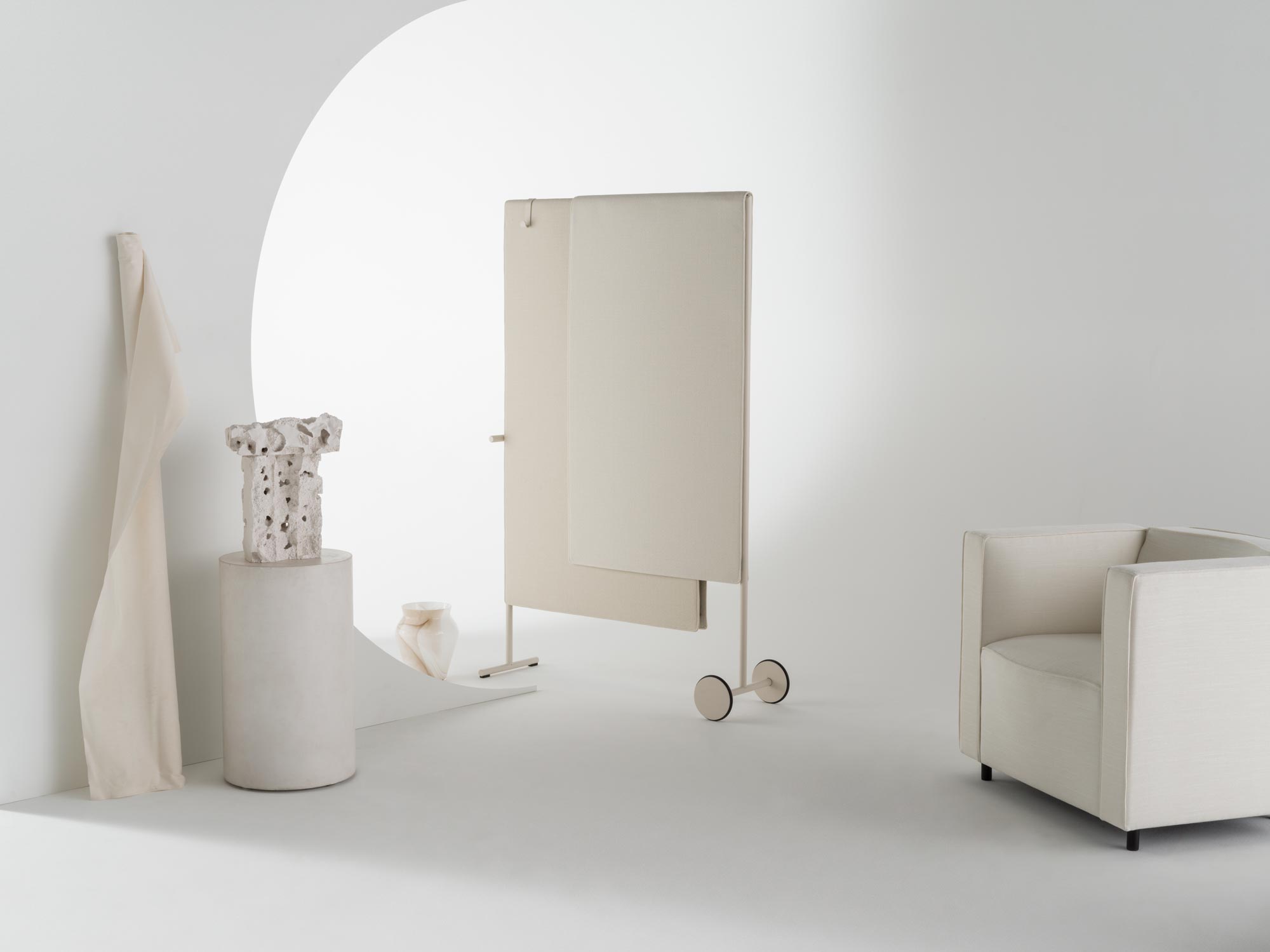 Akustischer Raumteiler von Pauline Deltour für Offecct