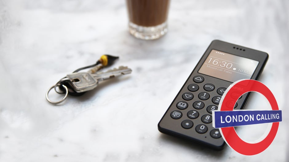 Auf Entzug: das neue und aufs Wesentliche konzentrierte Mobiltelefon von Punkt.