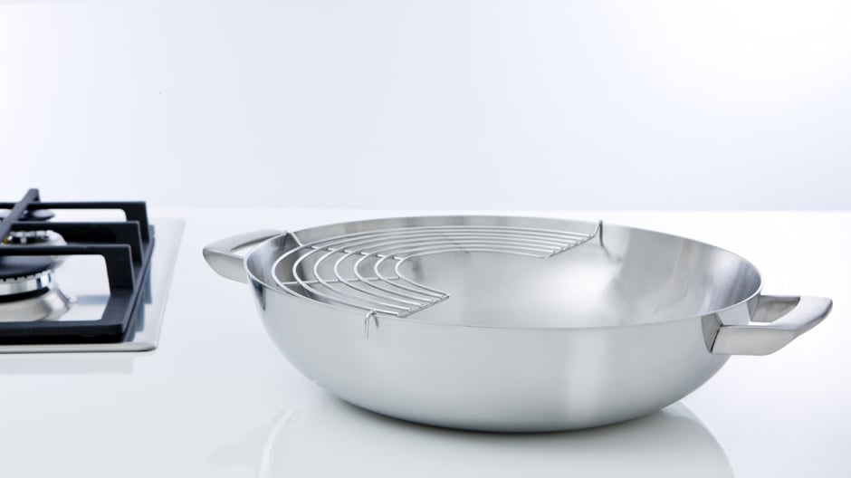 Lust auf Tempura-Häppchen? Wokpfanne von BK Cookware.