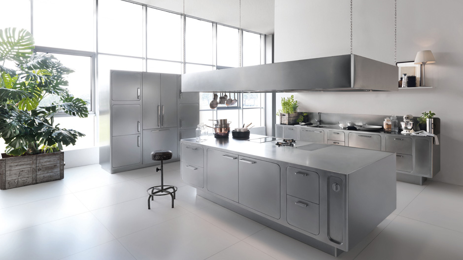 Küchenwunderding: recycelbare Küche aus Edelstahl