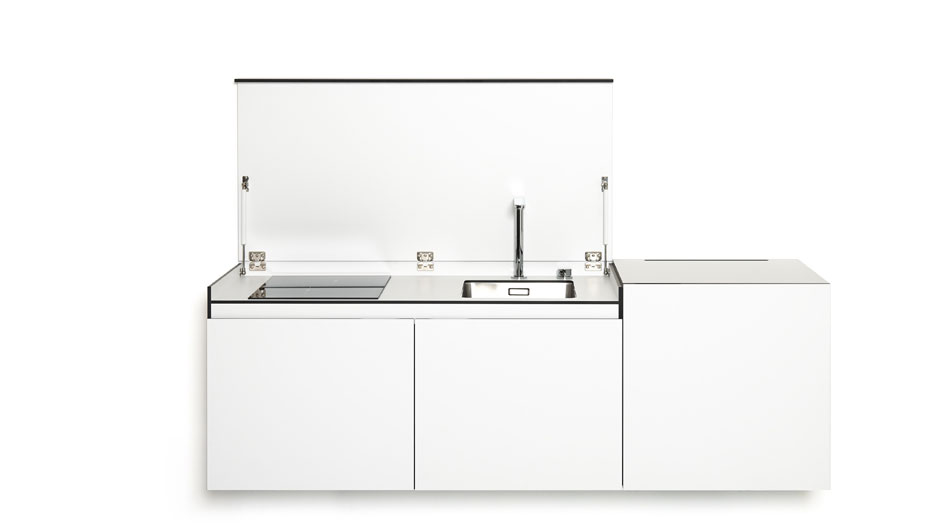 Für Großstadtnomaden: kompakte Küche, getarnt als Sideboard