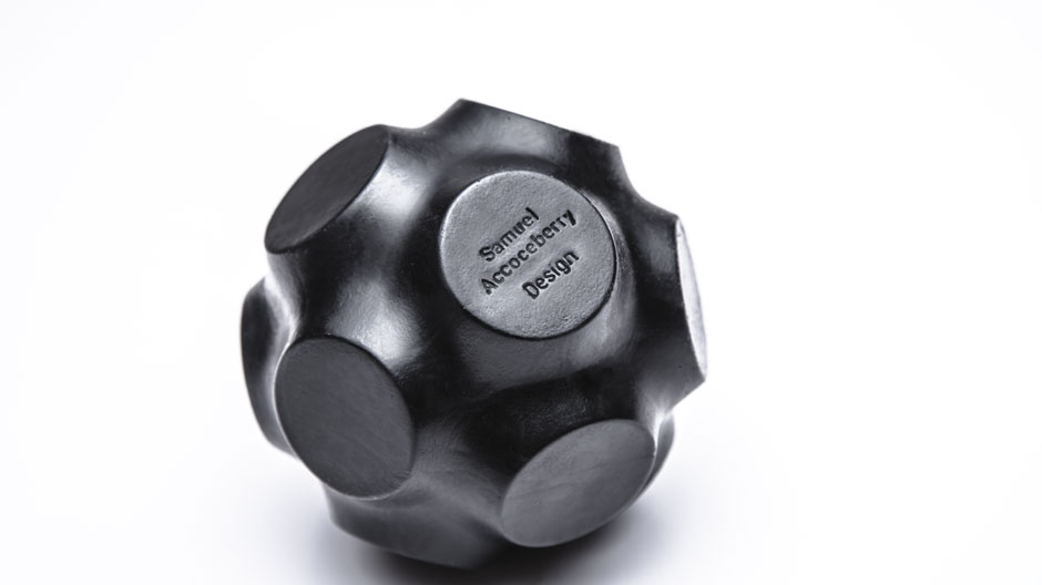 550 Gramm Seifenstatement: Samuel Accoceberrys extravagante Küchenseife.