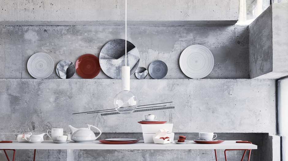 Happy Bauhaus: neuer Dekor für den Service-Klassiker TAC von Walter Gropius