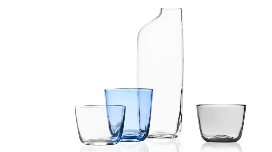 Mundgeblasene Glaskollektion von Emanuele Pizzolorusso für Ichendorf.