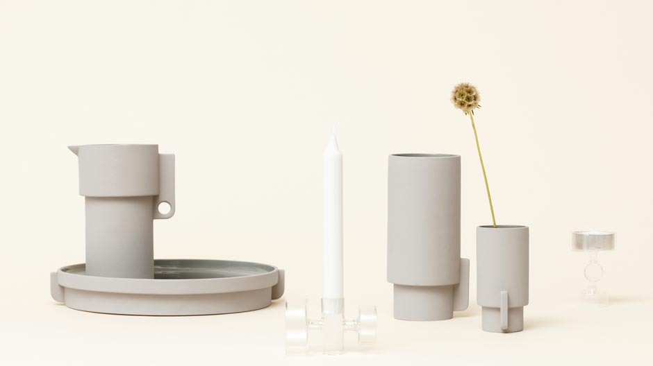 Wenn Keramik auf schlichte Formen trifft: Steinwerkkollektion von Herman Studio für Form & Refine.