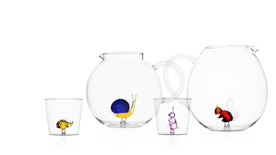 Eine Parade von Glastieren von Alessandra Baldereschi für Ichendorf Milano