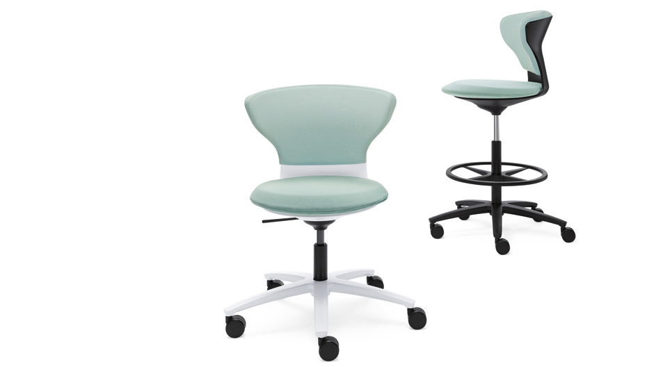 Hoch und runter: Der neue Drehstuhl von Sedus sorgt für entspannte Haltungswechsel