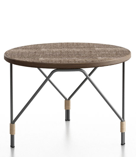 Angenehme Verwicklung: filigrane Tischfamilie des Mailänder Designbüros Busetti Garuti Redaelli.