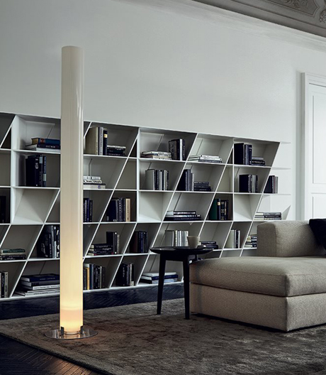 Diagonale Ordnung: Daniel Libeskind rückt das Bücherregal aus dem Lot