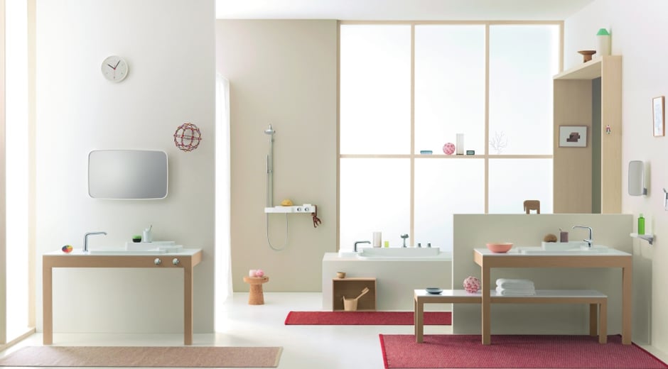 Ein Spiel mit den Ablagen: Ronan und Erwan Bouroullecs Badkollektion für Axor