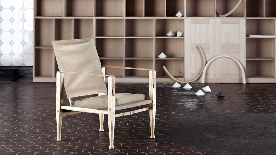 Großwildjagd auch ohne Tropenhelm: Safari Chair von Kaare Klint aus dem Jahr 1933. 