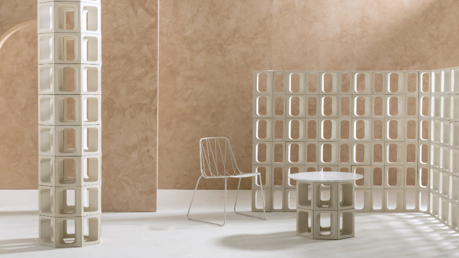 Baukasten aus Zement: modulares Blocksystem von Tom Fereday und Earp Bros