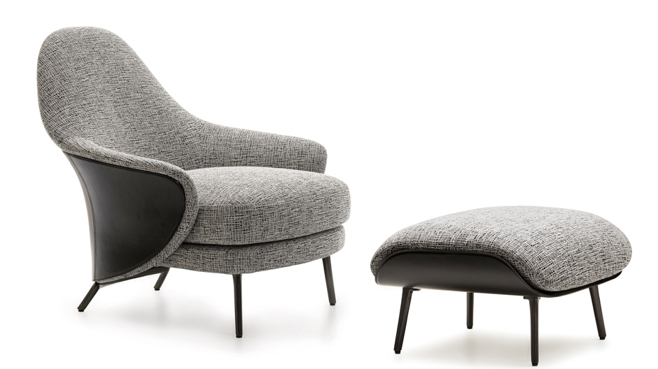 Beflügelte Weichheit: Sessel von GamFratesi für Minotti