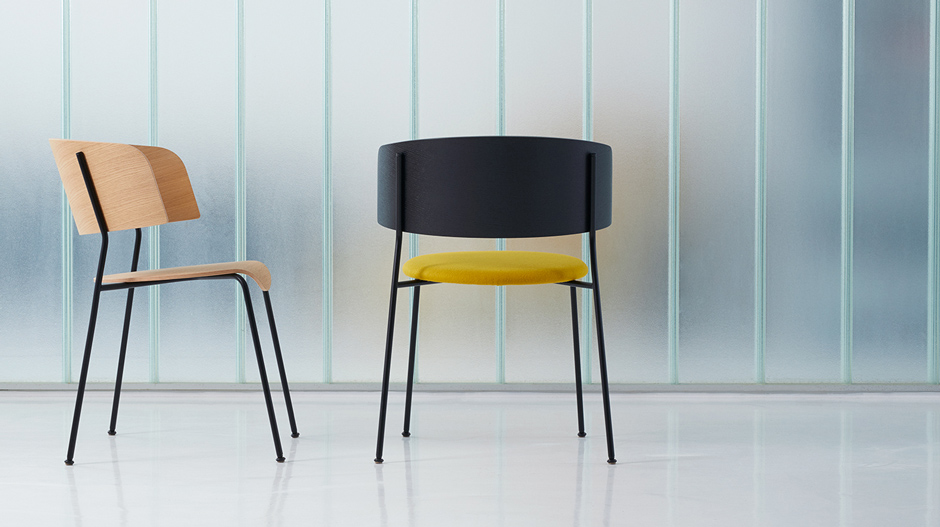 Stapelbare Harmonie: Stuhl von dem Berliner Label Objekte unserer Tage.