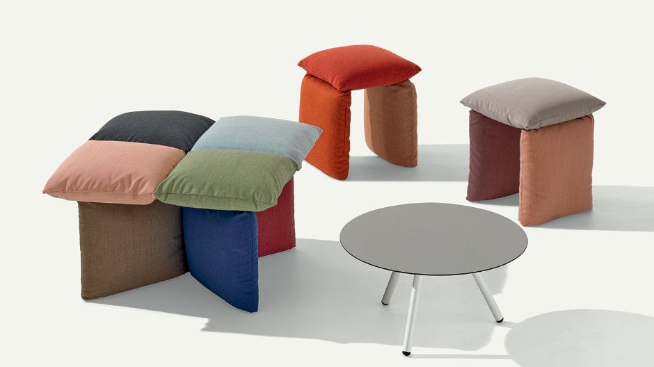 Leichtigkeit und Stabilität: Kissen-Sitzmöbel von Andrea Anastasio für Et al.