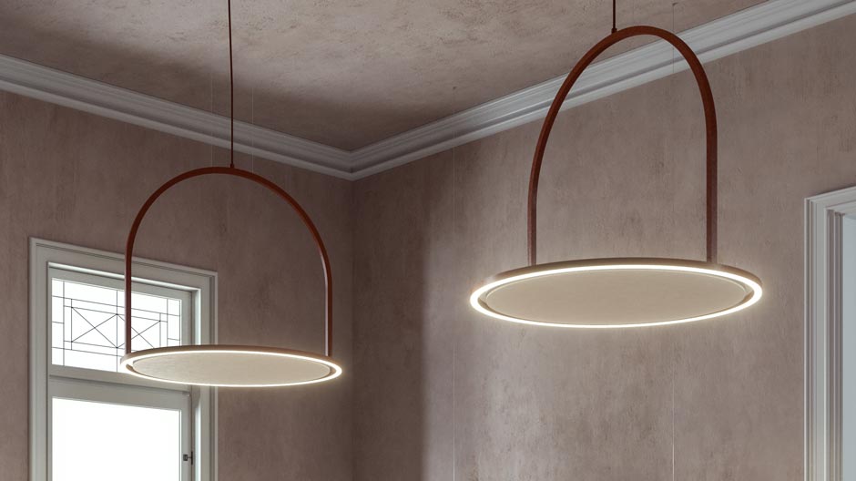 Die Leuchten von Timo Ripatti für Axo Light fangen Geräusche ab