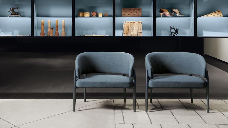 Moderne Interpretation des Clubsessels von Piero Lissoni für Porro