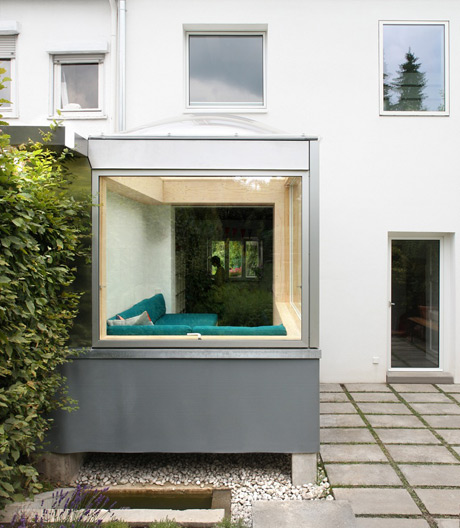 Viel mehr Platz auf kaum mehr Fläche: Hausumbau in einer Siedlung mit Ensembleschutz