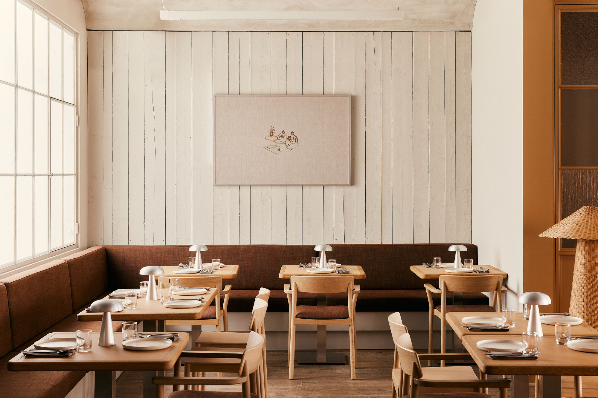 Restaurant-Interior für das Hamburger Authentikka von Studio Lineatur