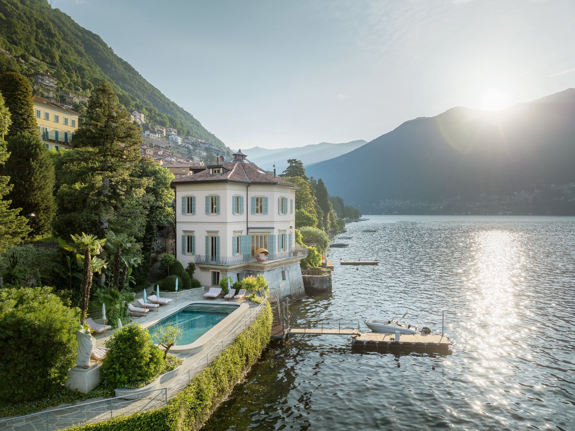 Umbau einer Villa am Comer See durch J. Mayer H.