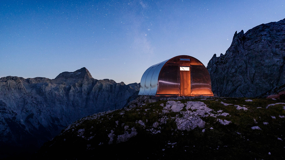 Neustart nach 80 Jahren: Eine Biwakschachtel in den slowenischen Alpen.