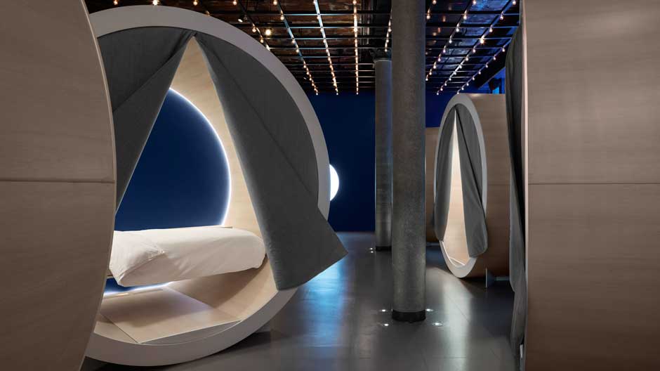 Im The Dreamery in Manhattan kann man ein Bett auf Zeit mieten