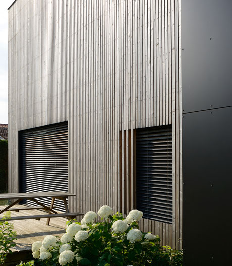 Französisches Einfamilienhaus mit unbelastetem Umweltgewissen.