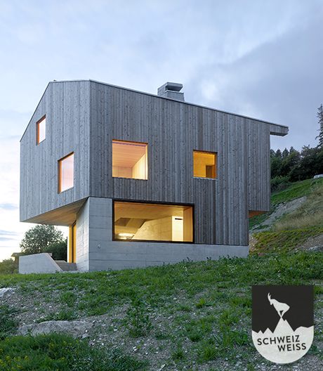 Weiche Schale, harter Kern. Chalet von Savioz Fabrizzi.