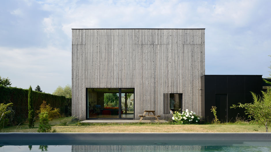 Französisches Einfamilienhaus mit unbelastetem Umweltgewissen.