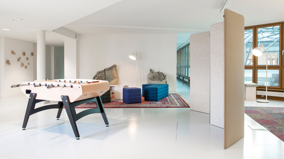 Pysall Architekten haben für ein Berliner Start-up eine Arbeitslandschaft entwickelt, die Ruhe und Kommunikation bietet.