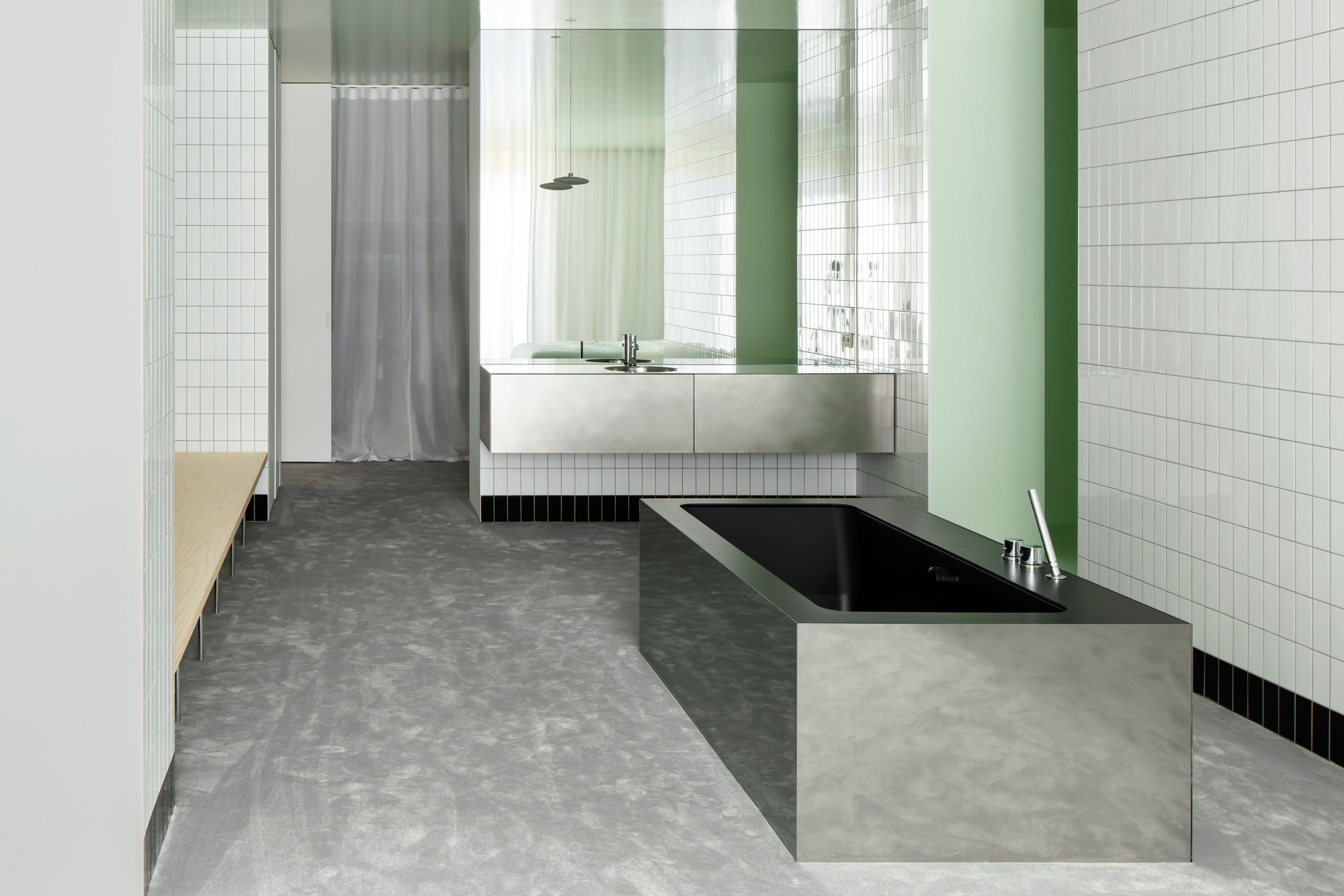 Minimalistischer Umbau eines Apartments von DIALECT in Antwerpen