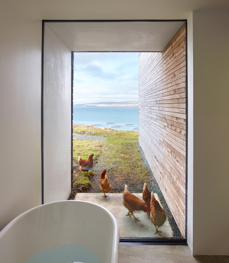 Von der keltischen Architektur inspiriert: das Cliff House auf der schottischen Insel Skye.