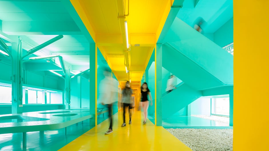 Früher Studentenheim, nun Freizeitzentrum der Universität Bangkok: Architektur ist recycelbar!