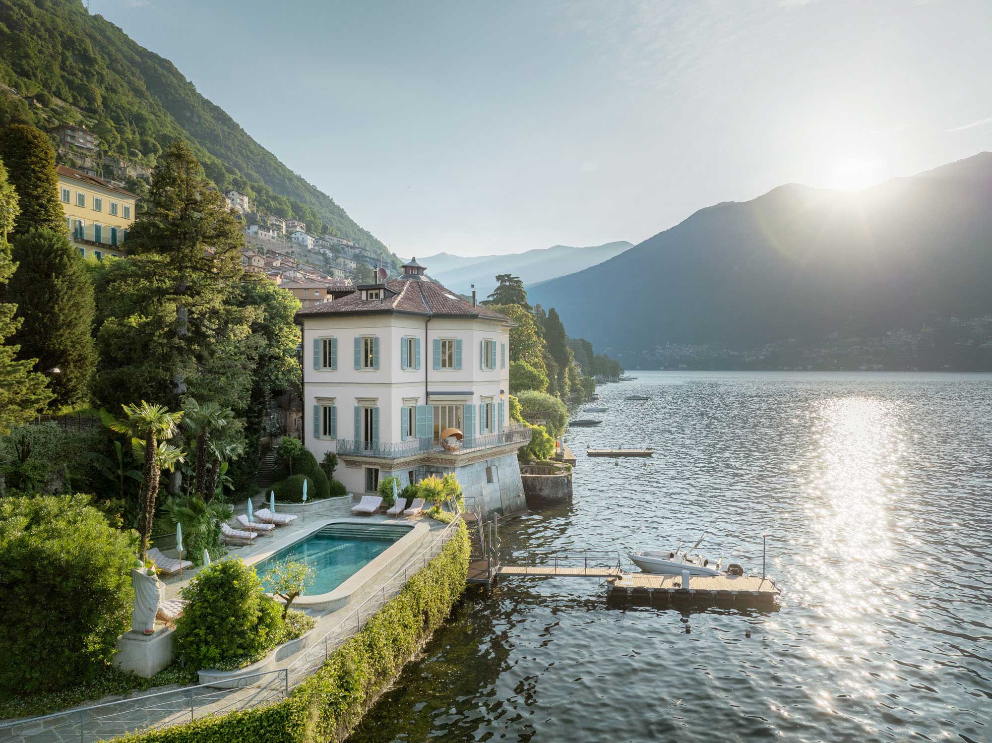 Umbau einer Villa am Comer See durch J. Mayer H.