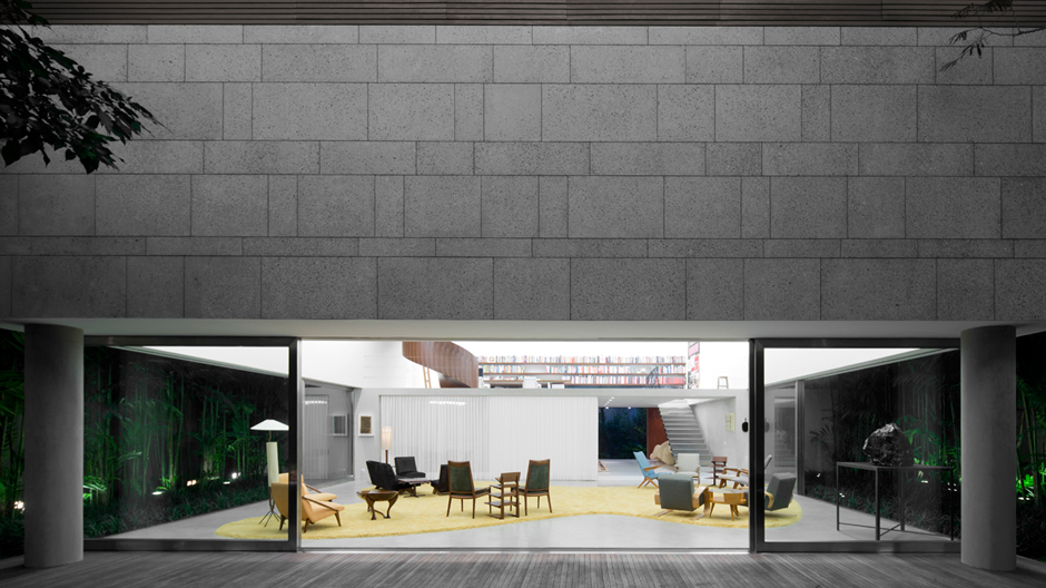 Eine einzigartige Symbiose aus Architektur, Design und Kunst: Das Wohn- und Galeriehaus Casa Cubo in São Paulo.