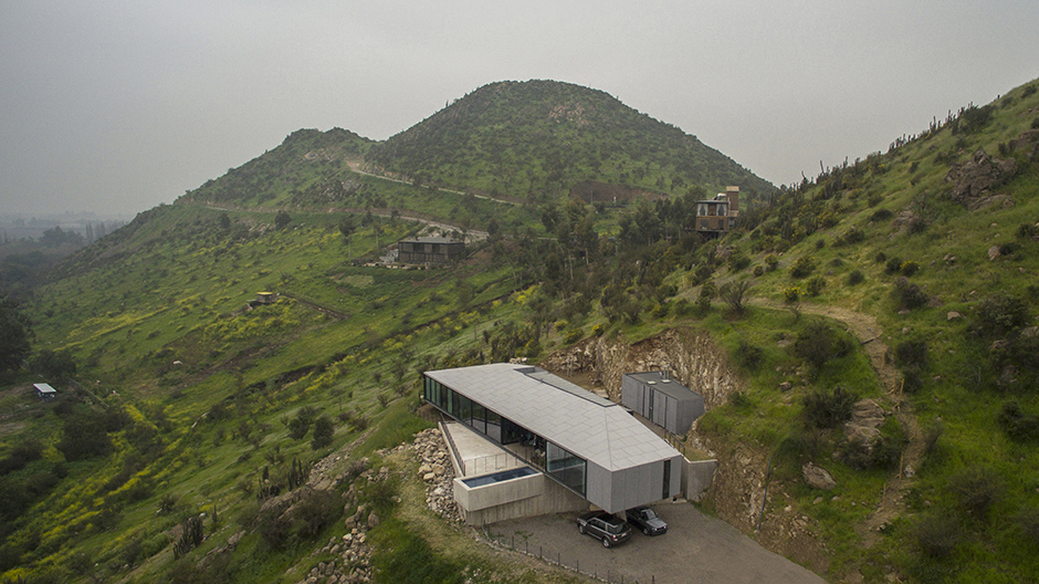 Ein Wohnhaus in Chile, das ganz dem einmaligen Panorama gewidmet ist.