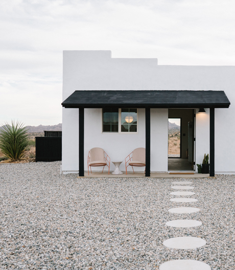 Ferienhaus inmitten einer Wildwest-Kulisse