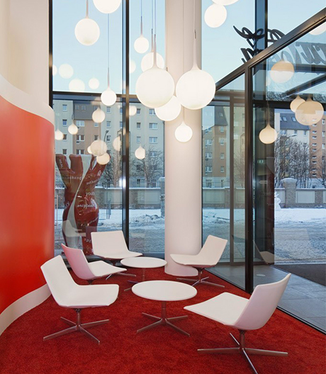 Ästhetik und Funktion im gelungenen Einklang: die Deutschlandzentrale von Coca-Cola in Berlin.