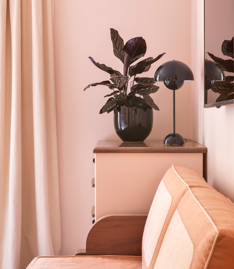 Mit dem Bienvenue erzeugt die Innenarchitektin Chloé Nègre eine einladende Kulisse.