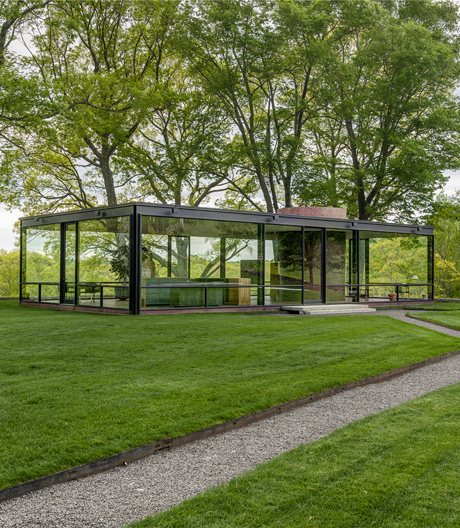 Das Glass House von Philip Johnson in New Canaan wird 70.