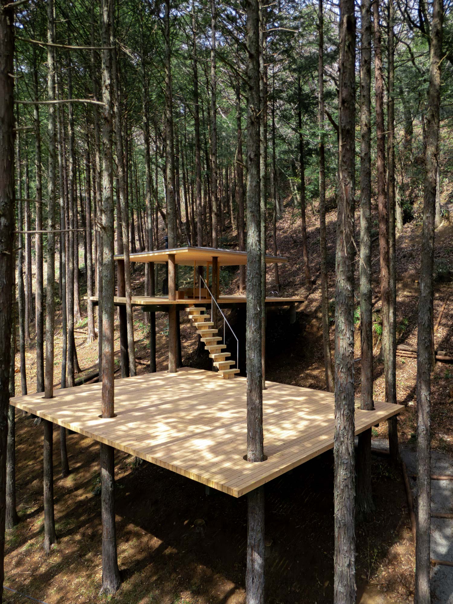 Asketische Saunahütten von Makoto Tanijiri in Japan